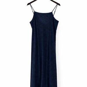 GAP Dark Blue Midi Dress with Spaghetti Straps